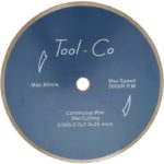 A Tool-Co Continuous Rim Wet Diamond Blade. Click to go to this product.
